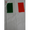 Drapeau plastique Italie
