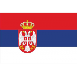 Drapeau Serbie écussons