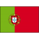 Drapeau Portugal avec écusson