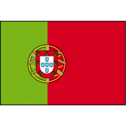 Drapeau Portugal avec écusson